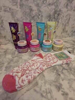 The Golden Girls Hand Cream & Body Scrub Set of 8 with Pink Crew Socks